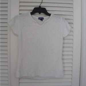 Limited Too Girls (XL 15-16) White Fuzzy Sweater- Shirt